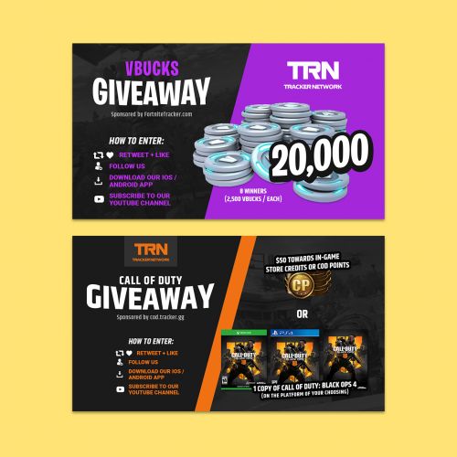 Tracker Network Giveaway Promos